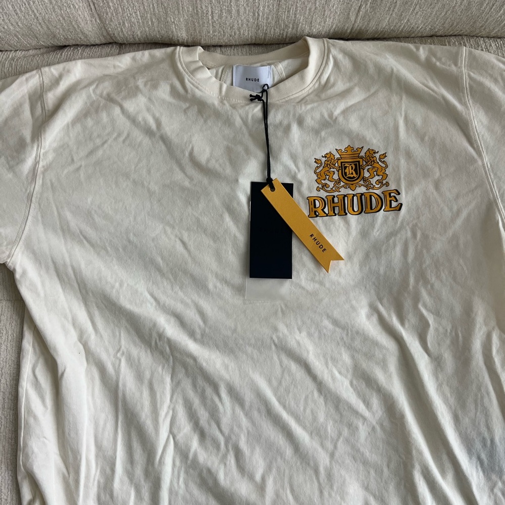 Rhude Cream Graphic T-Shirt